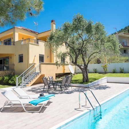 Louloudis Pool Villa Skala Rachoni  エクステリア 写真