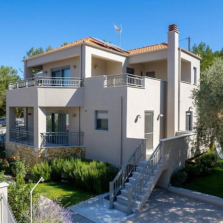 Louloudis Pool Villa Skala Rachoni  エクステリア 写真