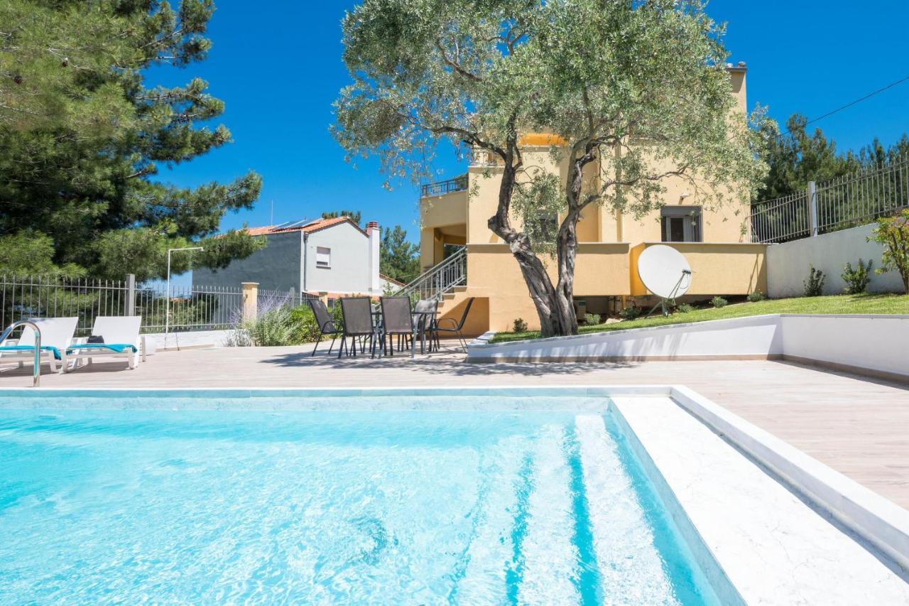 Louloudis Pool Villa Skala Rachoni  エクステリア 写真