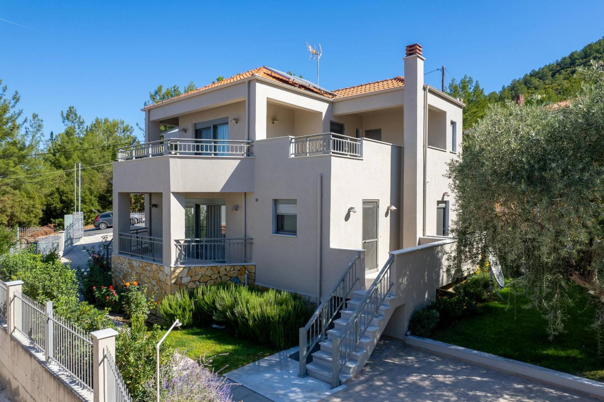 Louloudis Pool Villa Skala Rachoni  エクステリア 写真